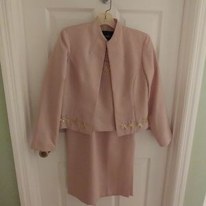 "Positive Attitude" 3 piece silk skirt suit